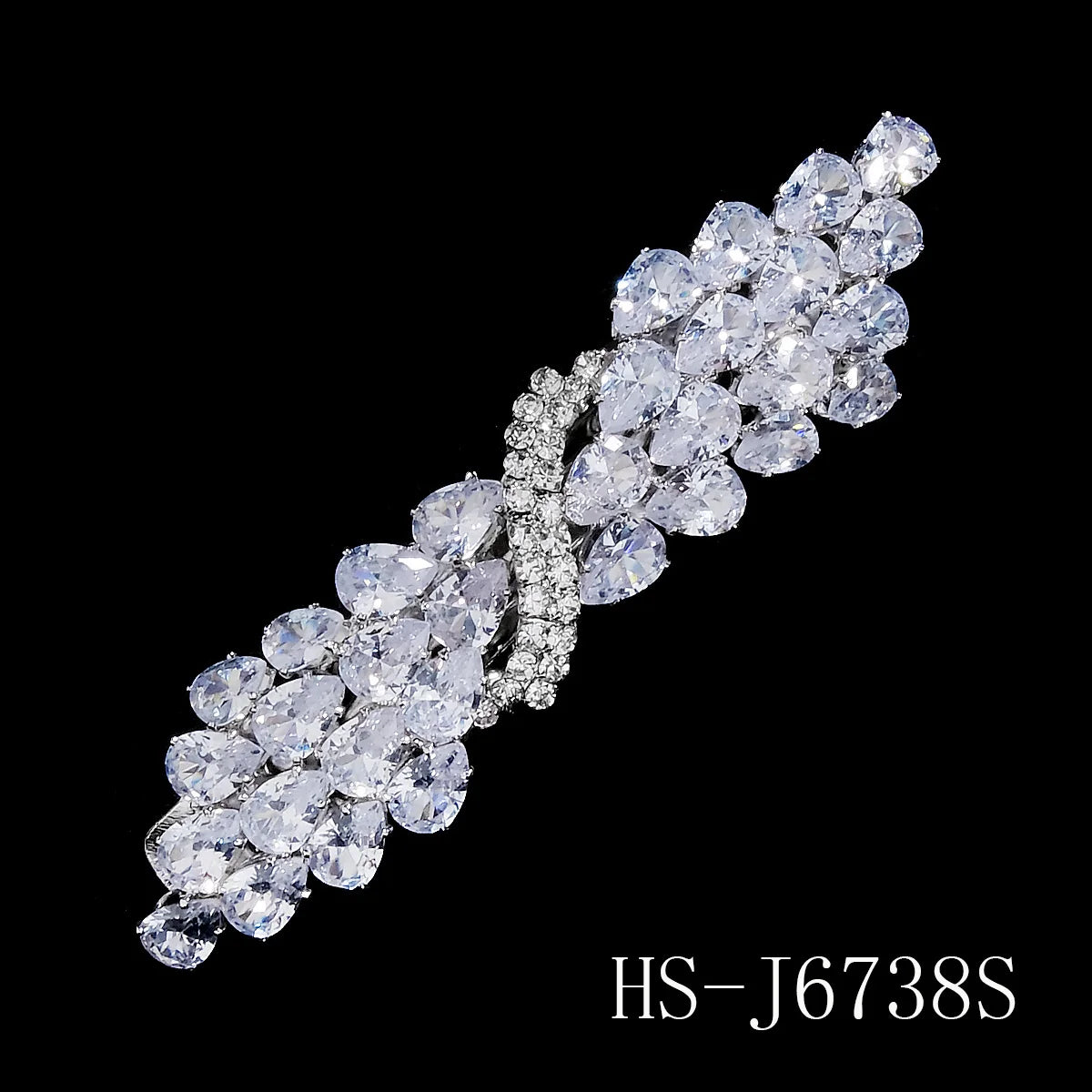 Rhinestone Zirconia Spring Clip Classic Fashion Clip Princess Halloween Birthday Gift Headdress Hair Jewelry Accessories