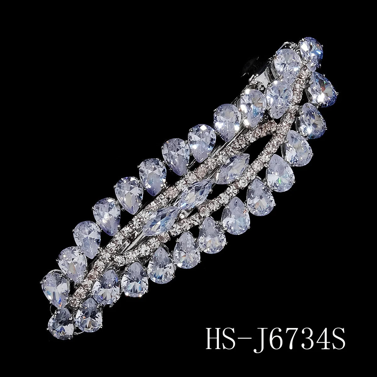 Rhinestone Zirconia Spring Clip Classic Fashion Clip Princess Halloween Birthday Gift Headdress Hair Jewelry Accessories