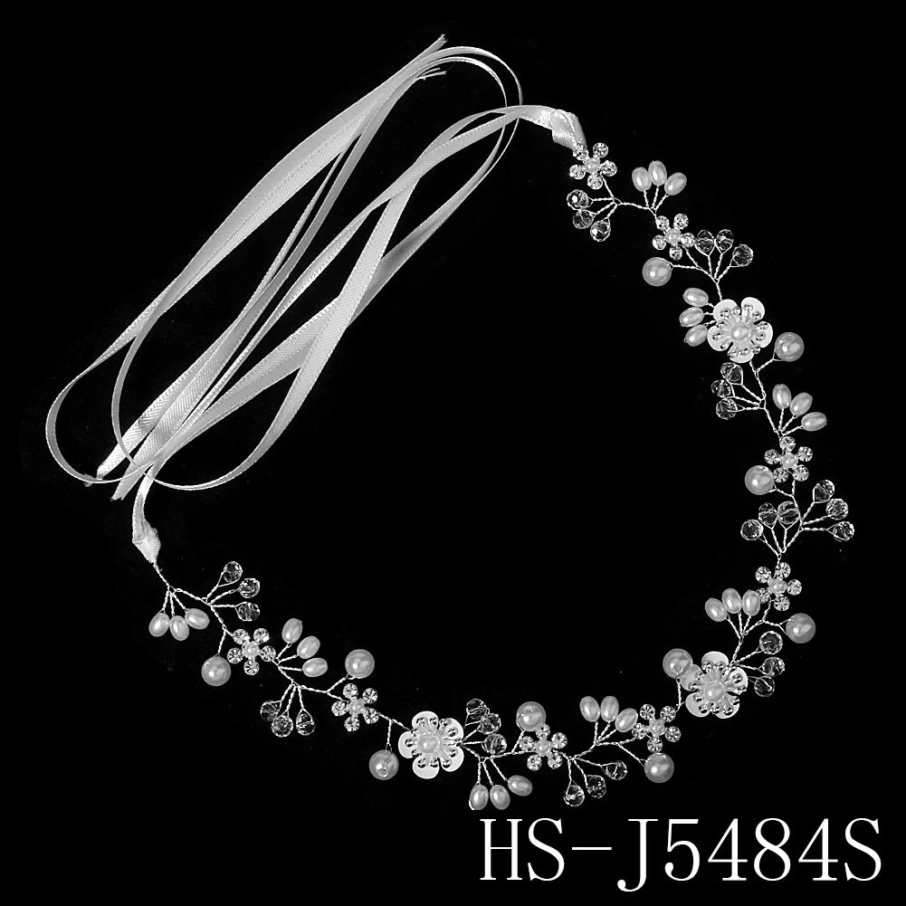 Luxurious Delicate Flower Hairband Pearl and Rhinestone Tiara Hair Accessory Bridal Wedding Party Headpieces As Gifts