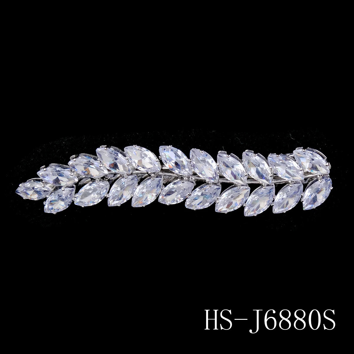 Rhinestone Zirconia Spring Clip Classic Fashion Clip Princess Halloween Birthday Gift Headdress Hair Jewelry Accessories