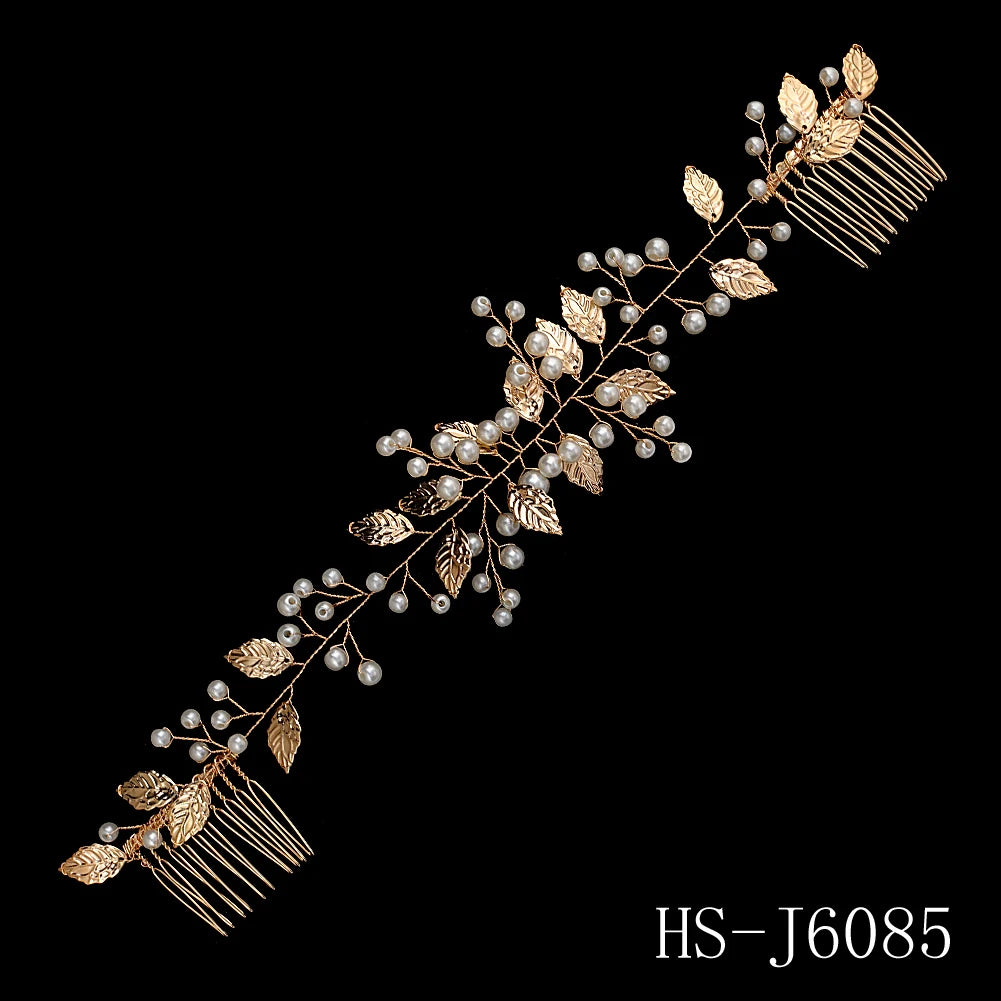 Luxurious Delicate Flower Hairband Pearl and Rhinestone Tiara Hair Accessory Bridal Wedding Party Headpieces As Gifts