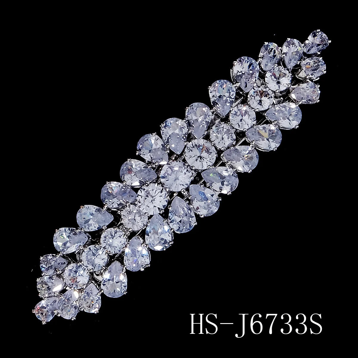 Rhinestone Zirconia Spring Clip Classic Fashion Clip Princess Halloween Birthday Gift Headdress Hair Jewelry Accessories