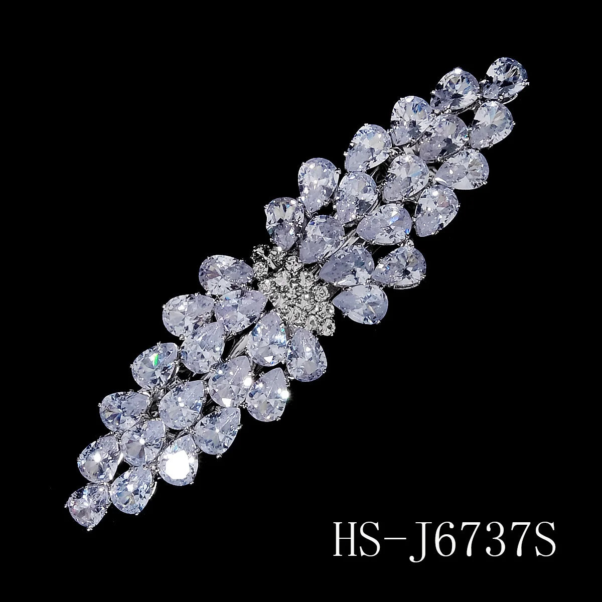 Rhinestone Zirconia Spring Clip Classic Fashion Clip Princess Halloween Birthday Gift Headdress Hair Jewelry Accessories