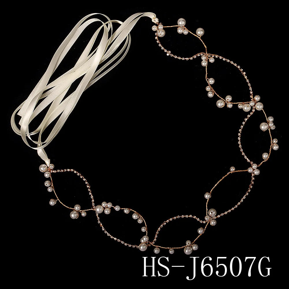 Luxurious Delicate Flower Hairband Pearl and Rhinestone Tiara Hair Accessory Bridal Wedding Party Headpieces As Gifts