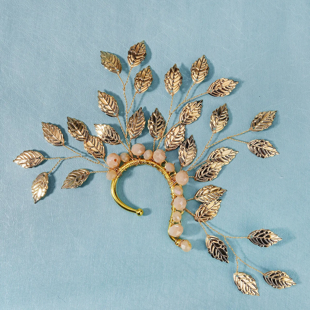 Luxury Queen's Ear Bone Clip Exquisite Rhinestone Crystal Earrings Party Bridal Jewelry Accessories For Women Important Occasion