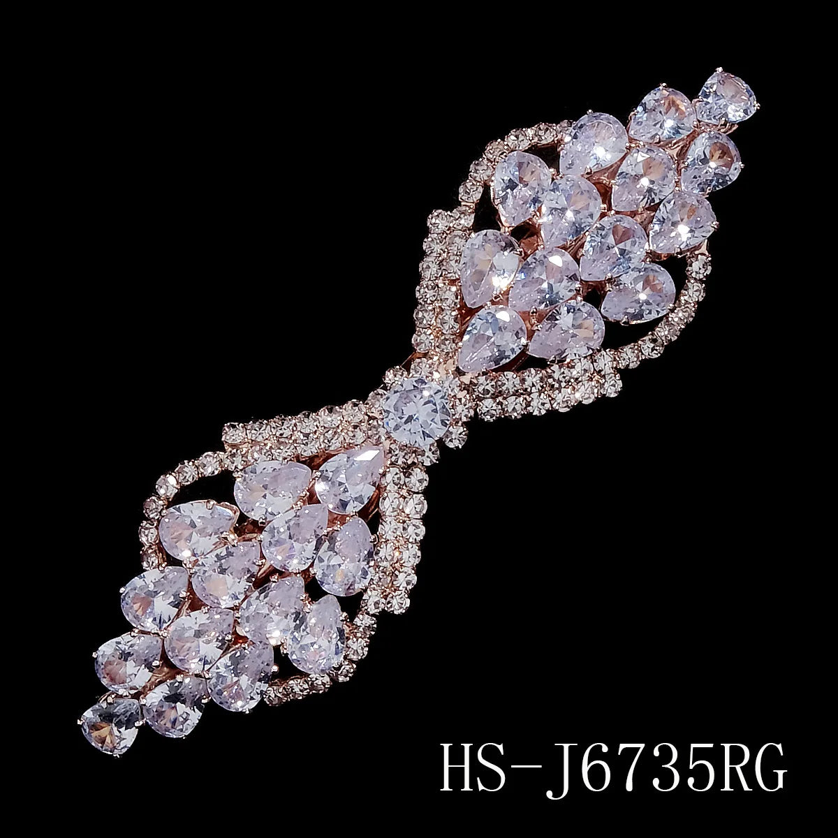 Rhinestone Zirconia Spring Clip Classic Fashion Clip Princess Halloween Birthday Gift Headdress Hair Jewelry Accessories