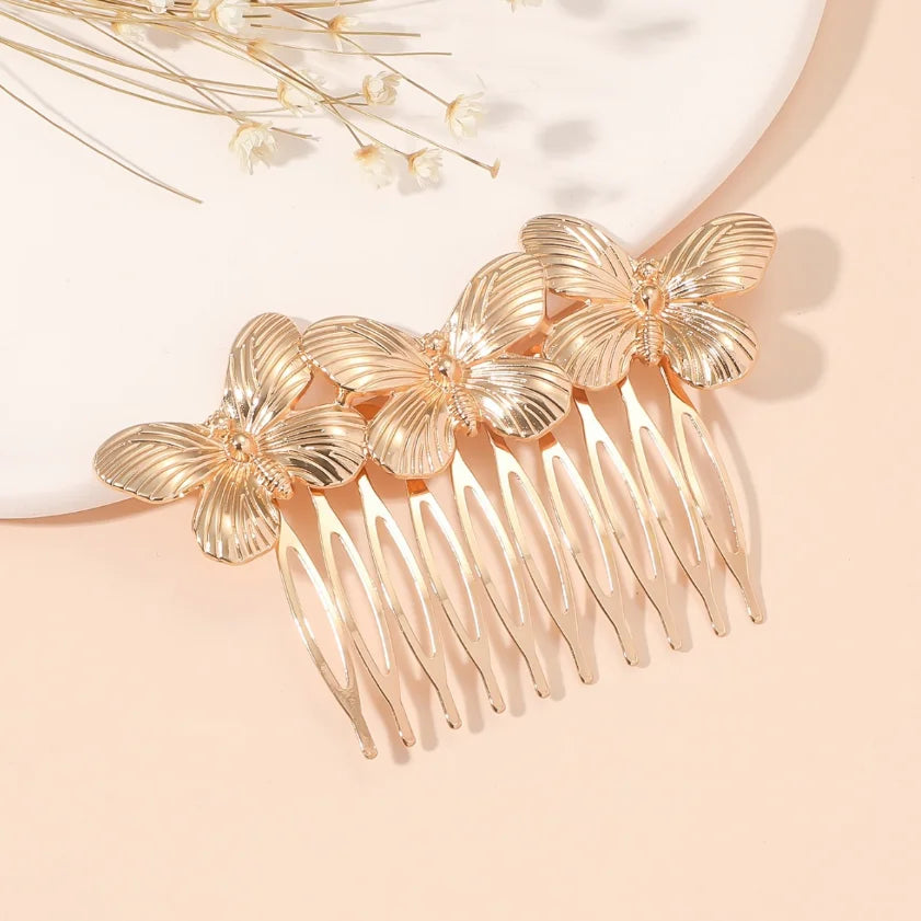 Wedding Hair Accessories Leaf Hair Clips for Women Fashion Crystal Bride Headdress Hairpin Crystal Hair Combs Girls Jewelry Gift