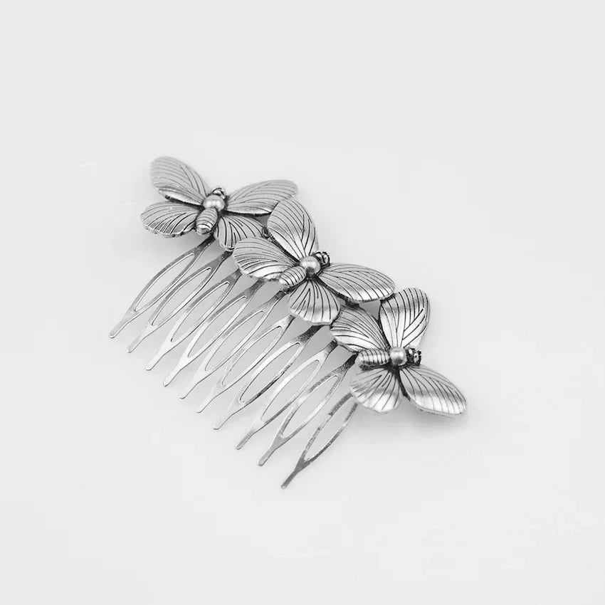 Vintage Diamond Hair Comb Fashion Leaf Pearl Alloy Hair Clips for Women Styling Curly Clip Girl Hair Accessories Headwear