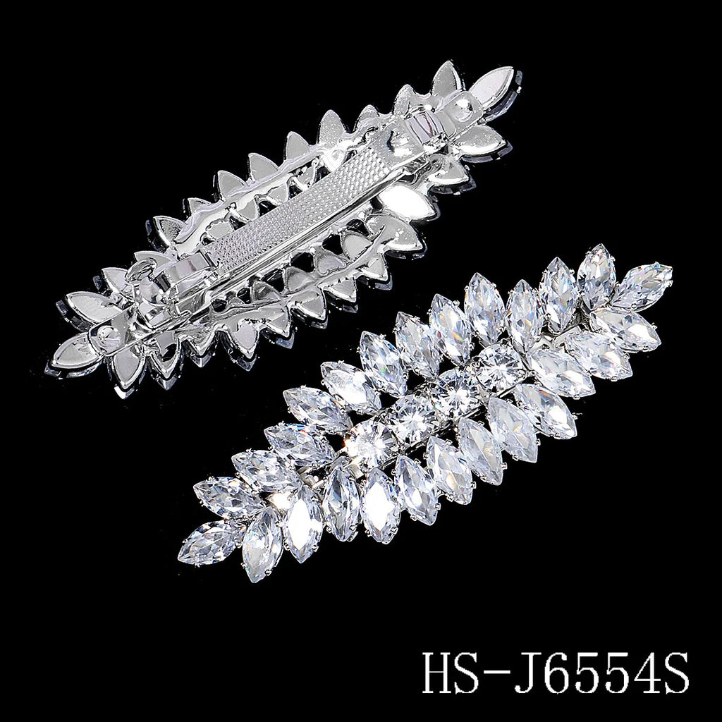 Rhinestone Zirconia Spring Clip Classic Fashion Clip Princess Halloween Birthday Gift Headdress Hair Jewelry Accessories