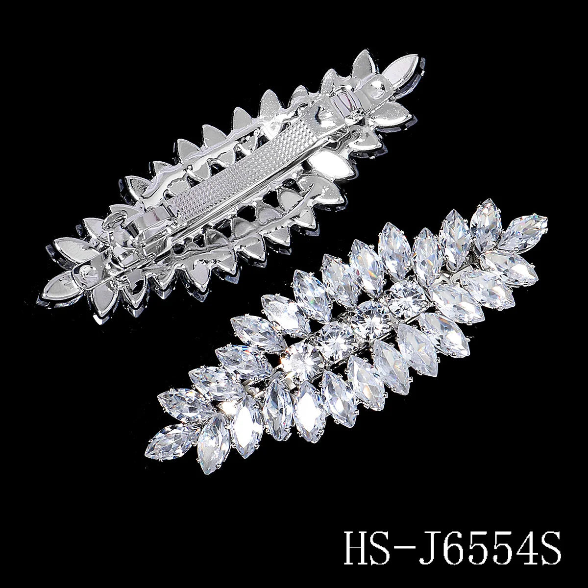 Rhinestone Zirconia Spring Clip Classic Fashion Clip Princess Halloween Birthday Gift Headdress Hair Jewelry Accessories